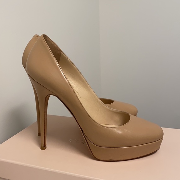 Jimmy Choo beige pumps (40) - Picture 6 of 8